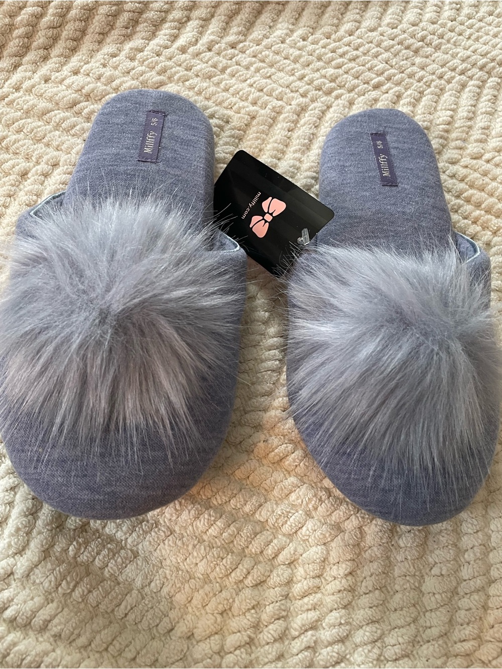 Cozy Faux-Fur Slide Slippers-NEW